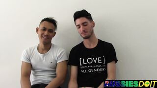 Hot Aussie Xavier Pushes His Entire Dick Completely Into Eriks Tight Ass