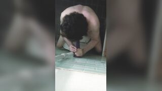 FELLOW INHALING A FAUX-COCK