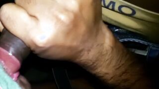 Deepthroating 2 uncircumcised big black cock manstick & drink big fountains