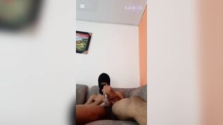 I wank off at my buddys palace
