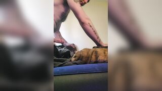 A lil experience with rear end as if youre layin on your belly