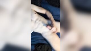 Spunking over me