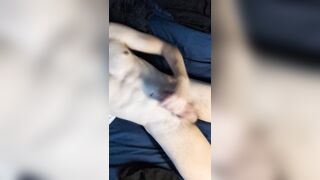 Spunking over me