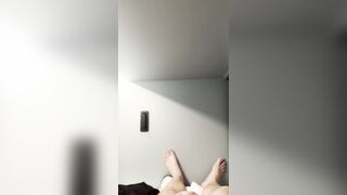 Risky Caress - Naked and Insane While a Chick Shares the Hostel Guest room