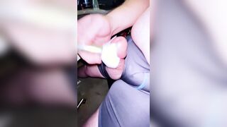 Nutting with a make-up brush