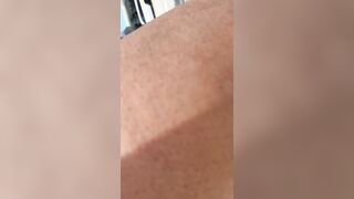 Public penis full salute show