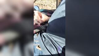 Spunking Firm On A Road Excursion