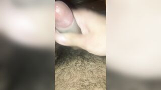 Masturbating off with my thick wood