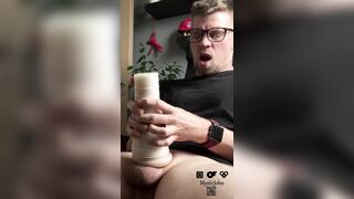 Swift ejaculation, I boned myself with a faux fuckbox