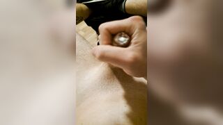 So much cream colored precum