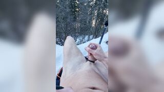 Orgasm sur la neige