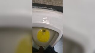 Highly risky pissing at the mall