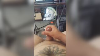 Tat Pervert Caress His Own Pipe On His Cock-squeezing Rosy pucker and Porks Himself Then Pulls Out and Drizzles