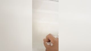 Fathers knob busting a nut sack