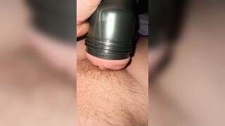 Solo Fleshlight playtime