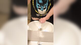 Cum shot in the douche