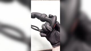 Solo Masculine Pops Numerous Times with Guts Rubdown Fucktoy