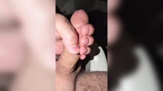 Nutting rigid with grease in shower