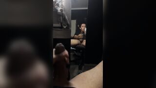 Latino with a massive beefstick spunks just for you pt2