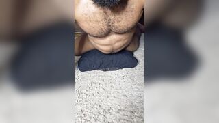 Dry SMASHING my cushion to whip out high sexual stress - MITTS-FREE-FOR-ALL cum shot