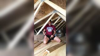 Caught Wanking in the Attic