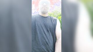Giant Cock Outdoors