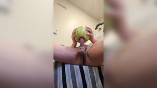 Fapping with a knocker