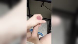 Fapping off and jizzing back to back