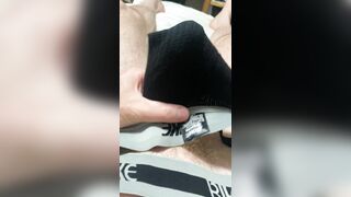 Jacking my cock until I drizzle jizm all over my jock rope,