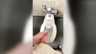 Nutting in the rest room at my gym before I douche. Do gyms make anyone else supah boning nasty?