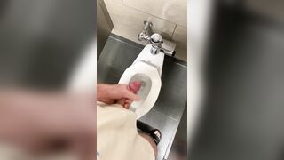 Nutting in the rest room at my gym before I douche. Do gyms make anyone else supah boning nasty?