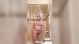 Bathroom jerk off