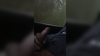 Wanking off driving 1