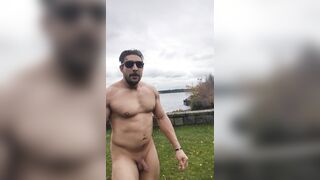 nude in the park in public