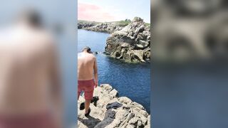 Plongeon à poil