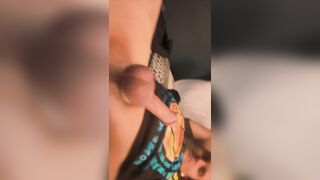 Spanking my shaft around comp