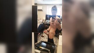 DANGLED stud flashes off his spear