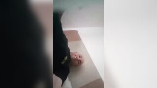 Witnessing porno and masturbating