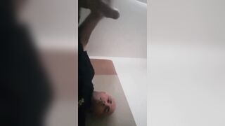 Witnessing porno and masturbating