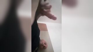 Witnessing porno and masturbating