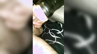 Enjoy screwing my pocket labia with butt-plug in my bum