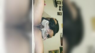 Enjoy screwing my pocket labia with butt-plug in my bum