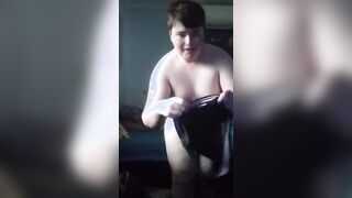 legal Year elder Teenie Masculine does the bare dance