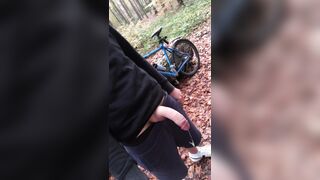 Jizzing in the forest