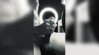 Solo man jacking off