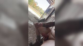 Outdoor Masturbate Completely Naked
