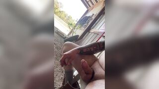 Outdoor Masturbate Completely Naked