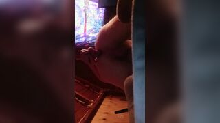 Immense culo first-timer lad toying with his fucktoy