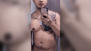 I like to record myself before I go to the douche.