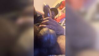BIG BLACK COCK smacking